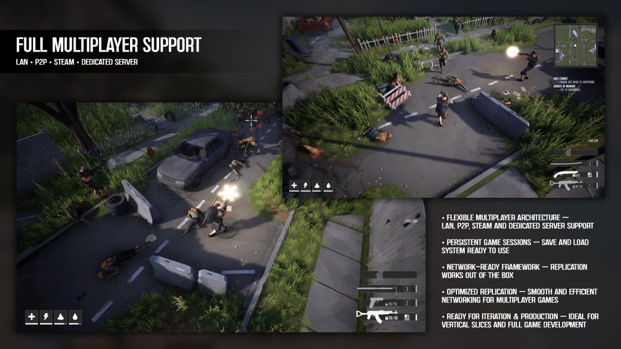 Screenshot #3 - Easy TopDown Template  Survival Action Shooter Top Down RPG