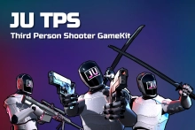 JU TPS 3 - Third Person Shooter GameKit + Vehicle Physics for Unity