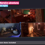 Screenshot #2 - First person narrative adventures + complete puzzle engine