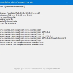 Screenshot #1 - BlueLifeHosts editor 1.4 Portable