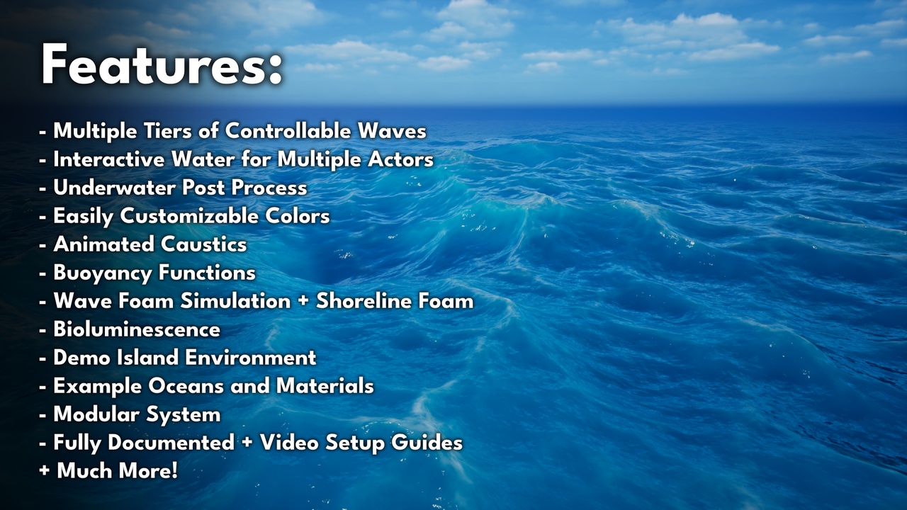 Screenshot #18 - OceanShaper (5.4 – 5.7) for Unreal Engine