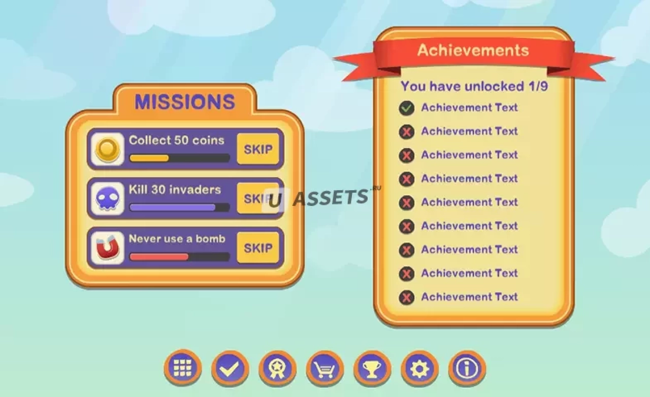 Screenshot #4 - Mobile Cartoon GUI #2