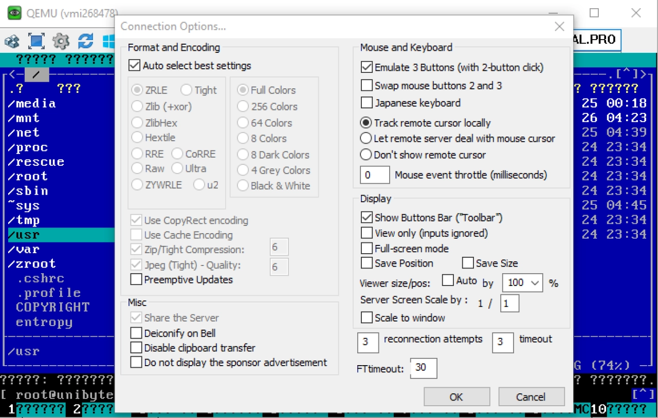 Screenshot #4 - UltraVNC v1500 x64-x86 DEV