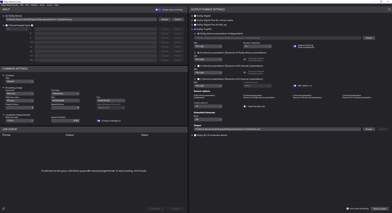 Screenshot #4 - Dolby Media Encoder 3.4.0 Portable by AlekseyPopovv