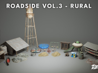 Screenshot #1 - Roadside VOL.3 - Rural Props (Nanite and Low Poly Versions) UE5.1+