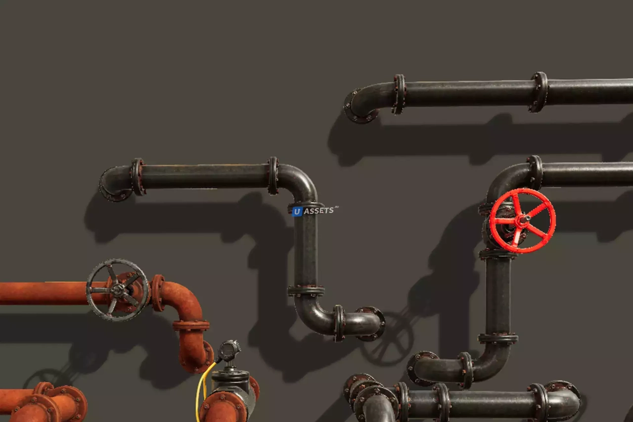 Screenshot #3 - PBR Modular Pipes Set