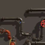 Screenshot #3 - PBR Modular Pipes Set