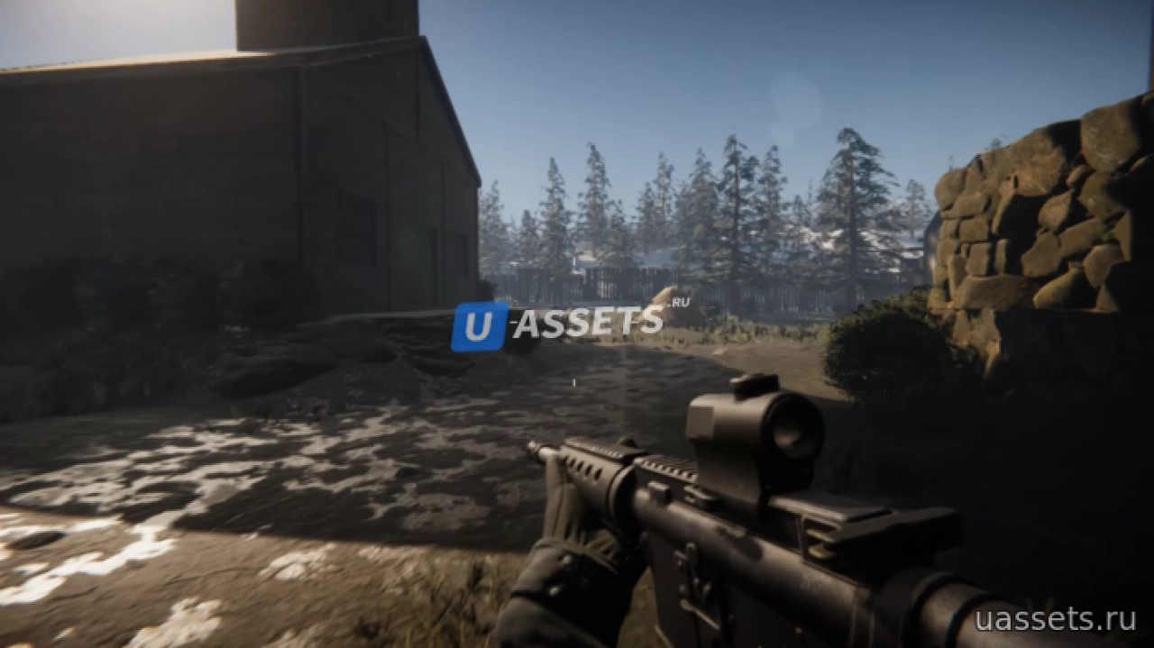 Screenshot #4 - HDRP Mountain Town FPS Map
