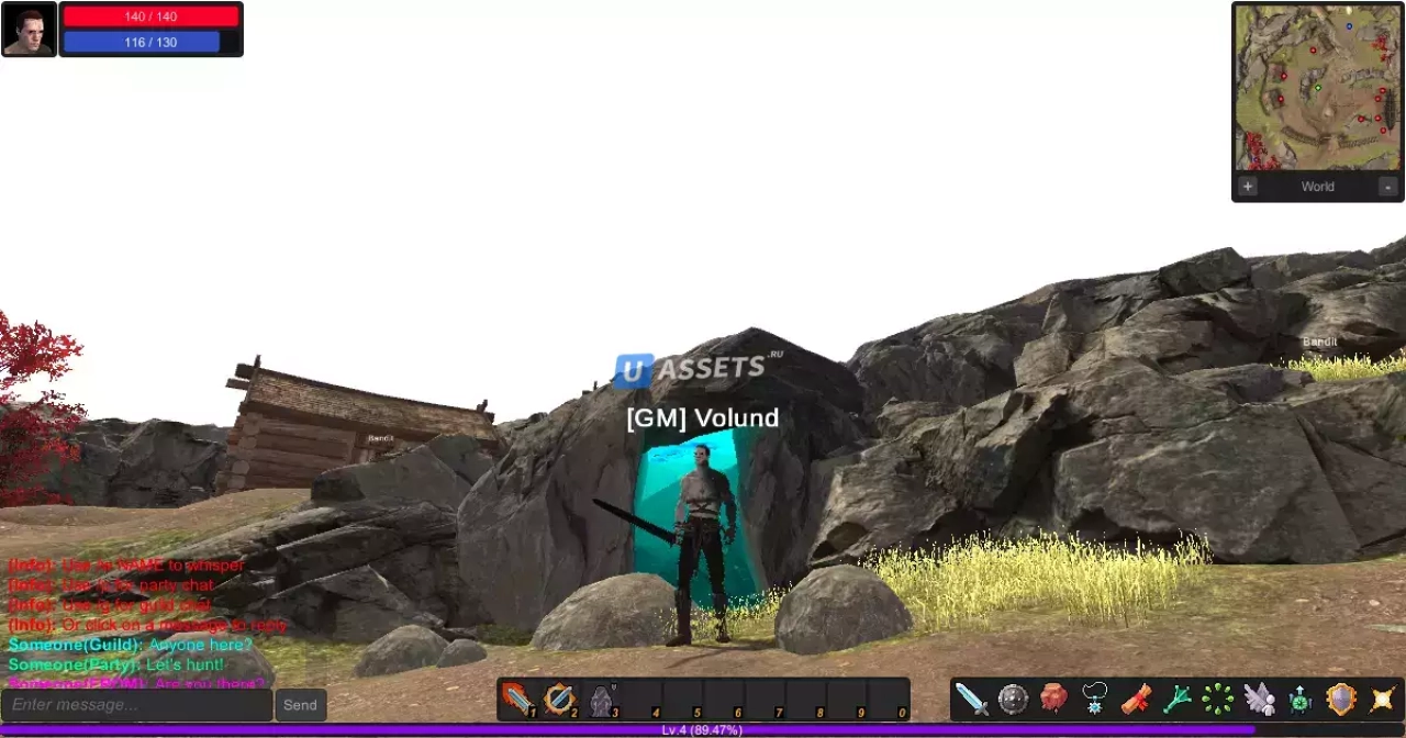 Screenshot #2 - uMMORPG Remastered - MMORPG Engine