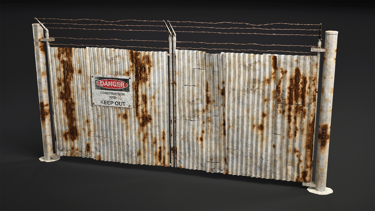 Screenshot #12 - Ghost Town VOL.3 - Modular Fences for Unreal Engine