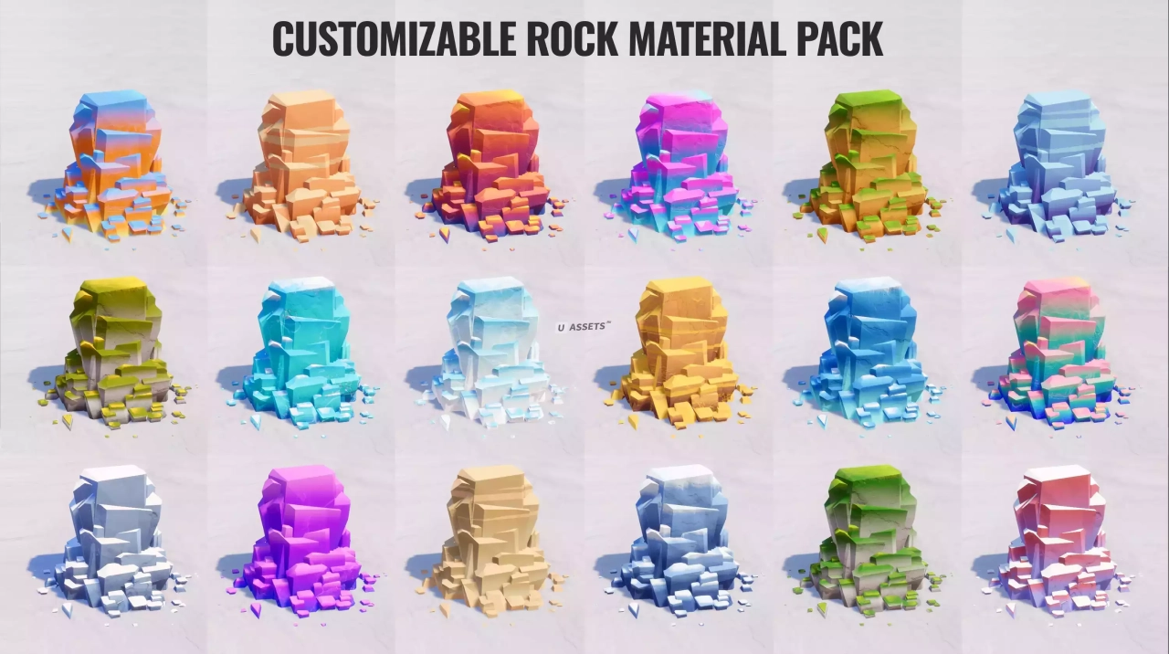 Screenshot #1 - Stylized Rock Generator