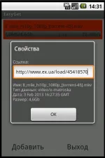 Screenshot #2 - EASYGET 1.2