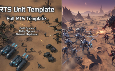 RTS/RPG Unit Template - Mass - Multiplayer - Gameplay Ability System 