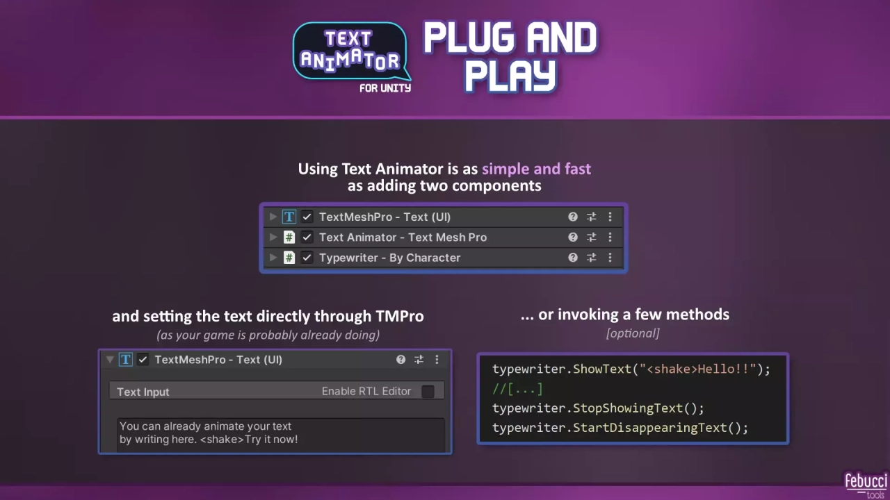 Screenshot #3 - Text Animator for Unity