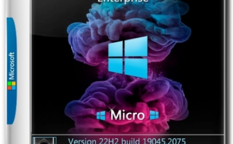Windows 10 Enterprise x64 micro 22H2 build 19045.2075 by Zosma