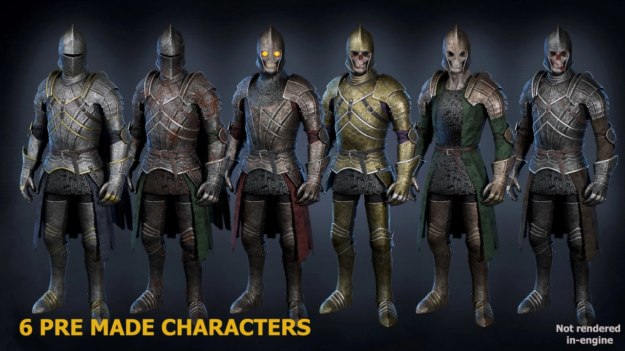 Screenshot #1 - Undead Knight UE5.4 asset
