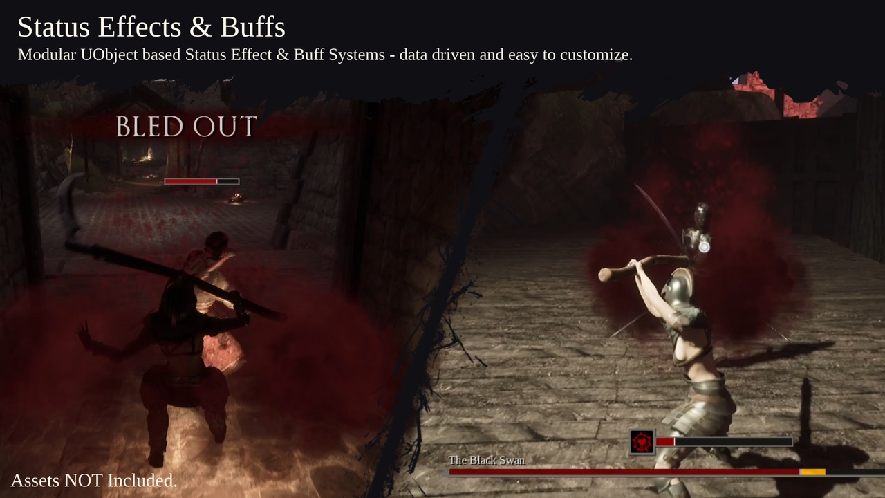 Screenshot #6 - Soulslike Framework - Complete Soulslike Kit для Unreal Engine 5