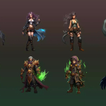 Screenshot #3 - 40 unique fantasy cartoon stylized male and female characters drawn style vol.4