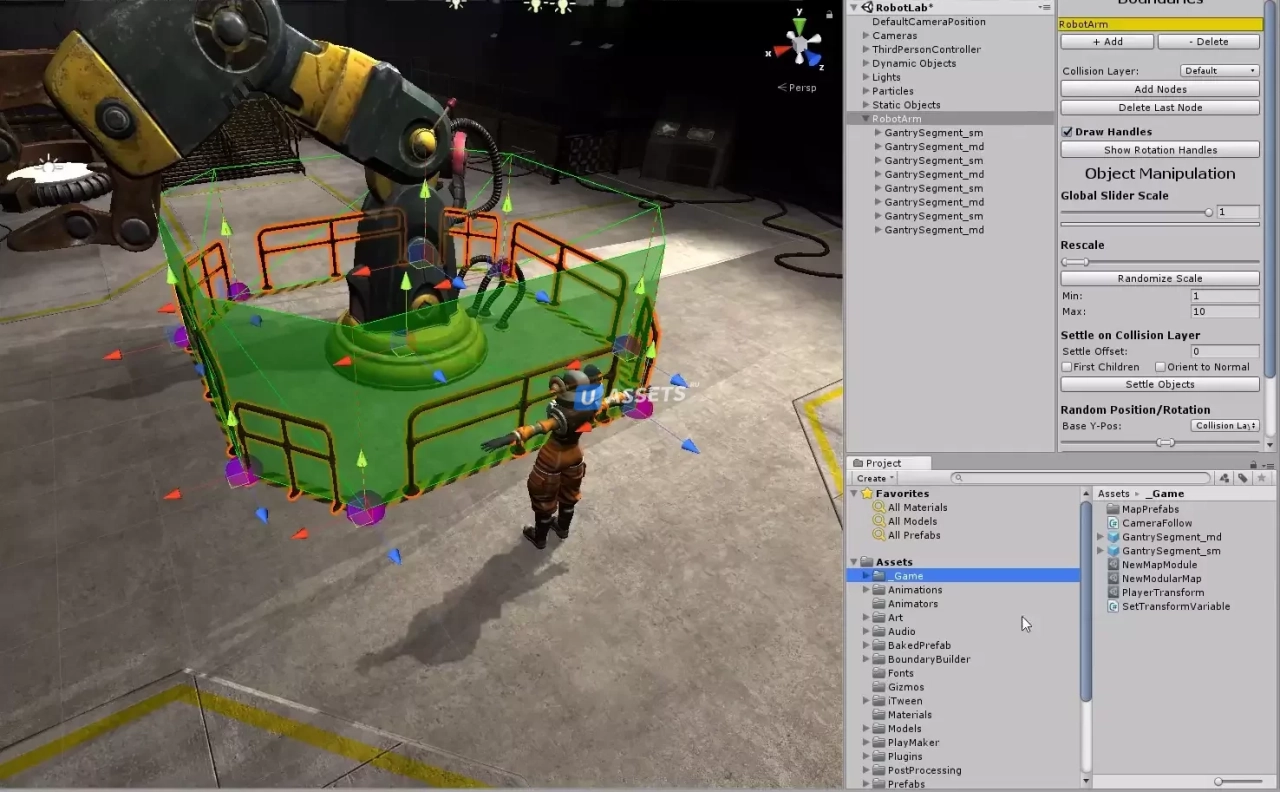 Screenshot #3 - Boundary and Prefab Tool