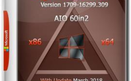 Windows 10 Version 1709 (16299.309) AIO x86-x64