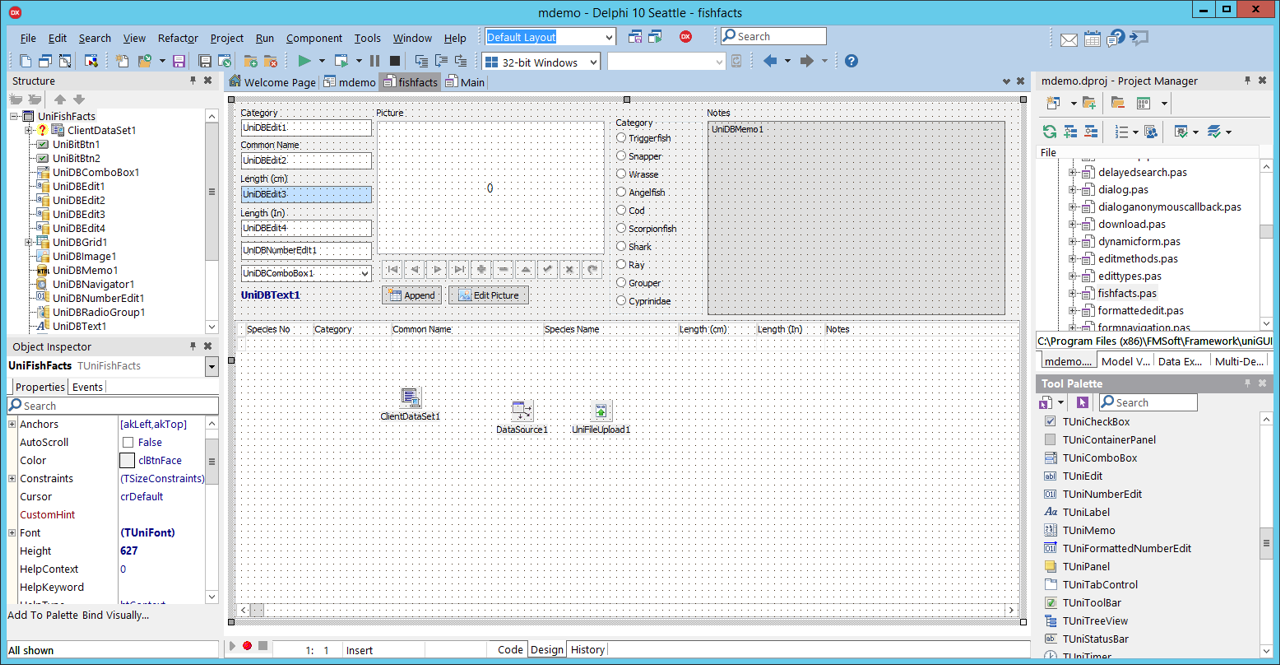 Screenshot #1 - FMSoft uniGUI Complete Professional v1.95.0.1576 + Runtime + Theme Pack + Documentation + CRACK