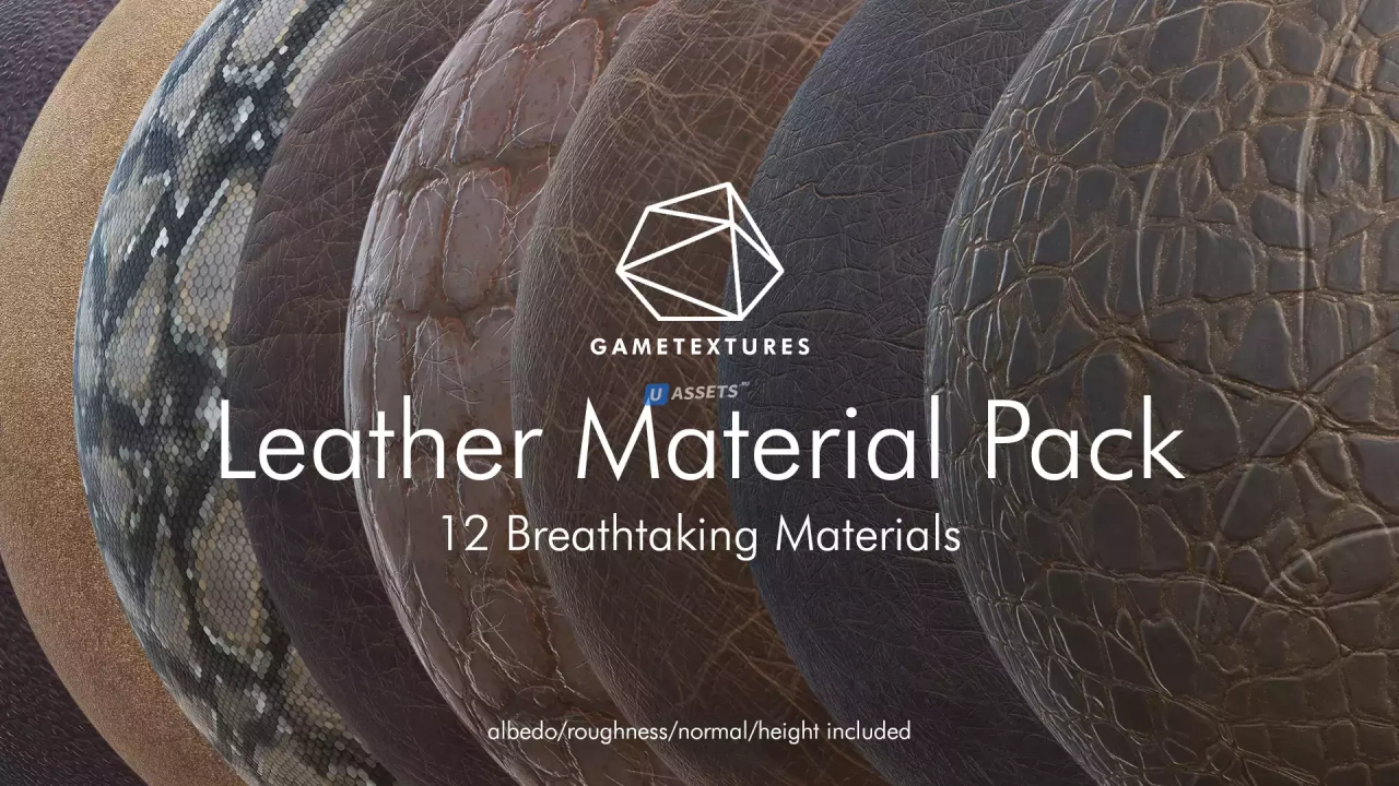 Screenshot #2 - Leather Material Pack by GameTextures
