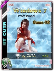 Windows 7 Professional SP1 Game OS 2.5 by CUTA x64