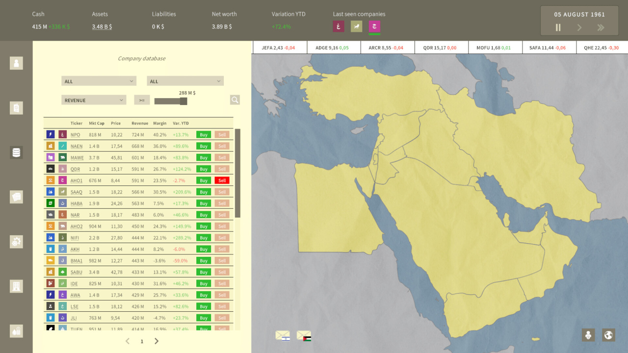 Screenshot #1 - Billionaire in the Oil Boom