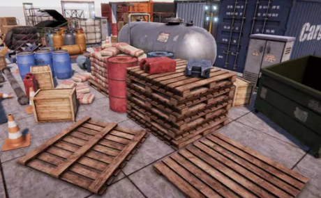 Industrial Props Pack - PBR