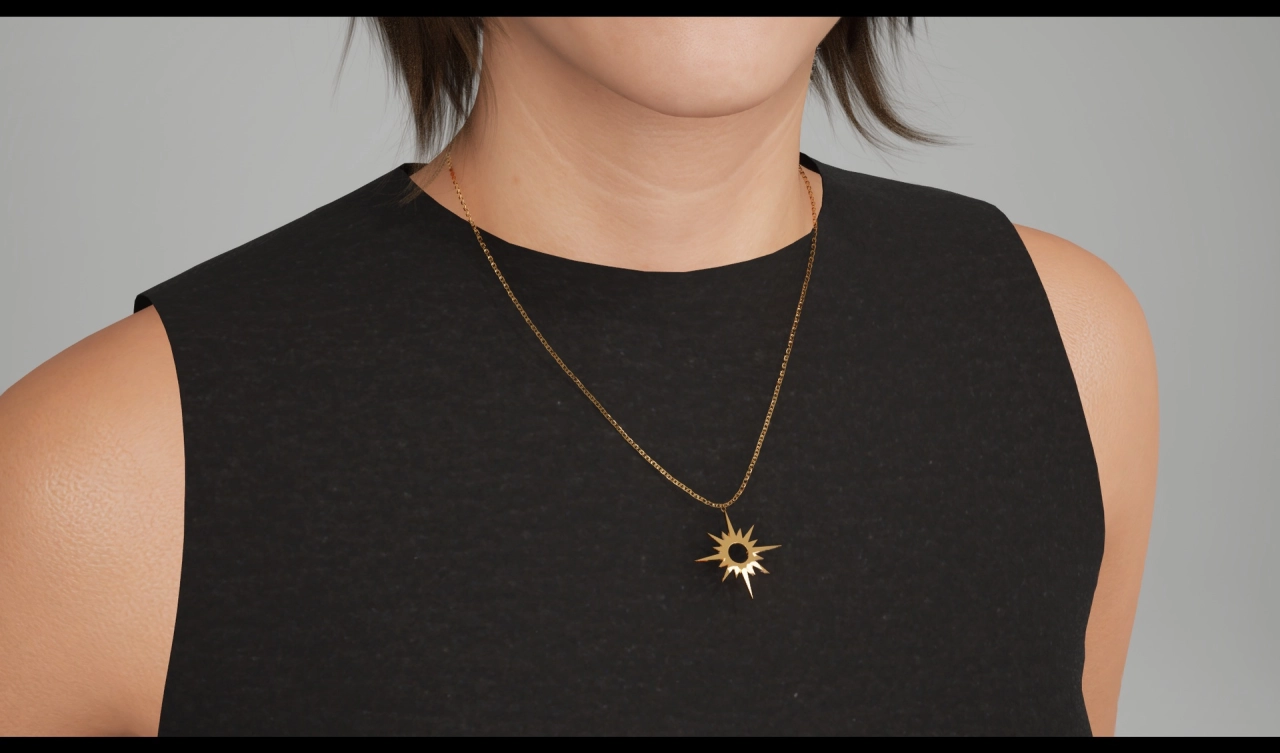 Screenshot #2 - Real-Time Physics Necklaces for MetaHumans (5.6)