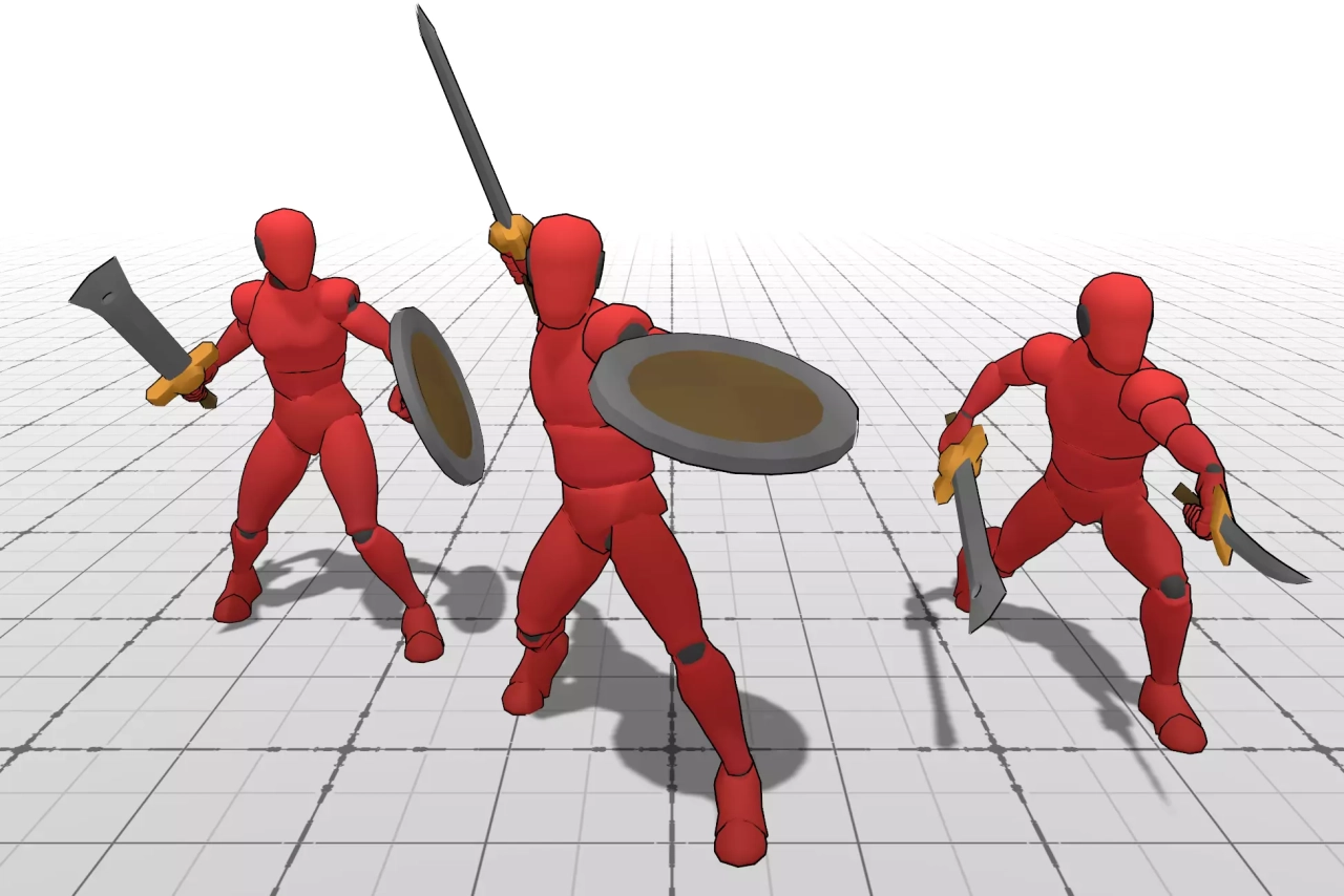 Screenshot #3 - Human Mega Animations Pack для Unity
