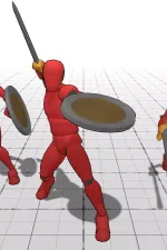 Screenshot #3 - Human Mega Animations Pack для Unity