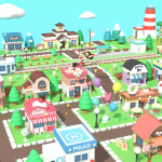 Screenshot #3 - Cartoon Town - Low Poly Assets