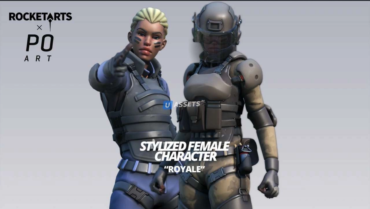 Screenshot #1 - Stylized Military Female