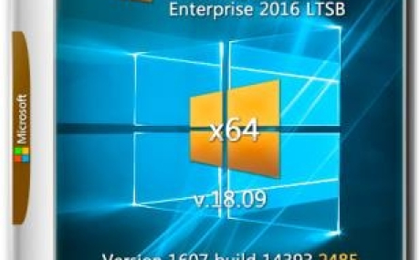 Windows 10 Enterprise LTSB 2016 x64 En+Ru+Uk v18.09