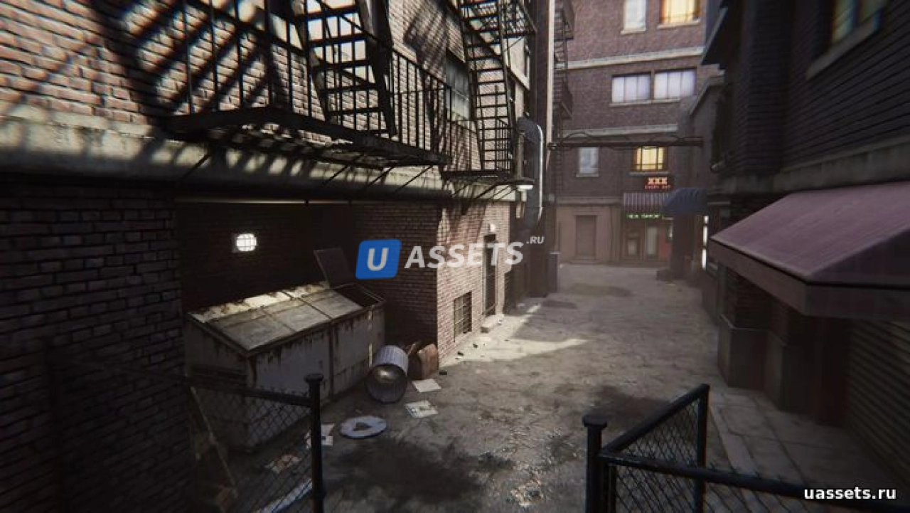 Screenshot #3 - Modular City Alley Pack