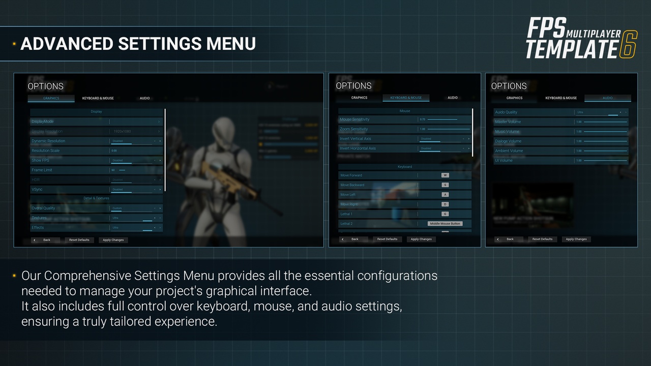 Screenshot #6 - FPS Multiplayer Template UE5.6+  v6.0.3