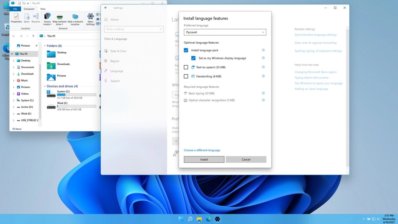 Screenshot #2 - Windows 11 Professional 21996.1 x64 by Tatata