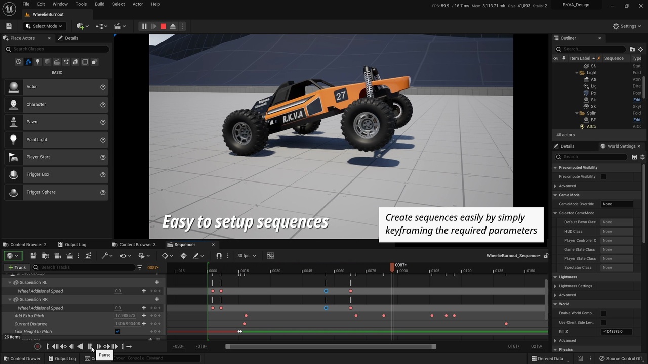 Screenshot #8 - RKVA Rigless Kinematic Vehicle Animation UE5.6  v1.0.5b