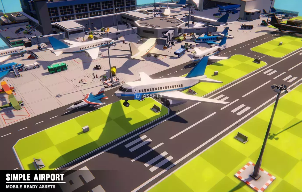 Screenshot #2 - Simple Airport - Cartoon Assets