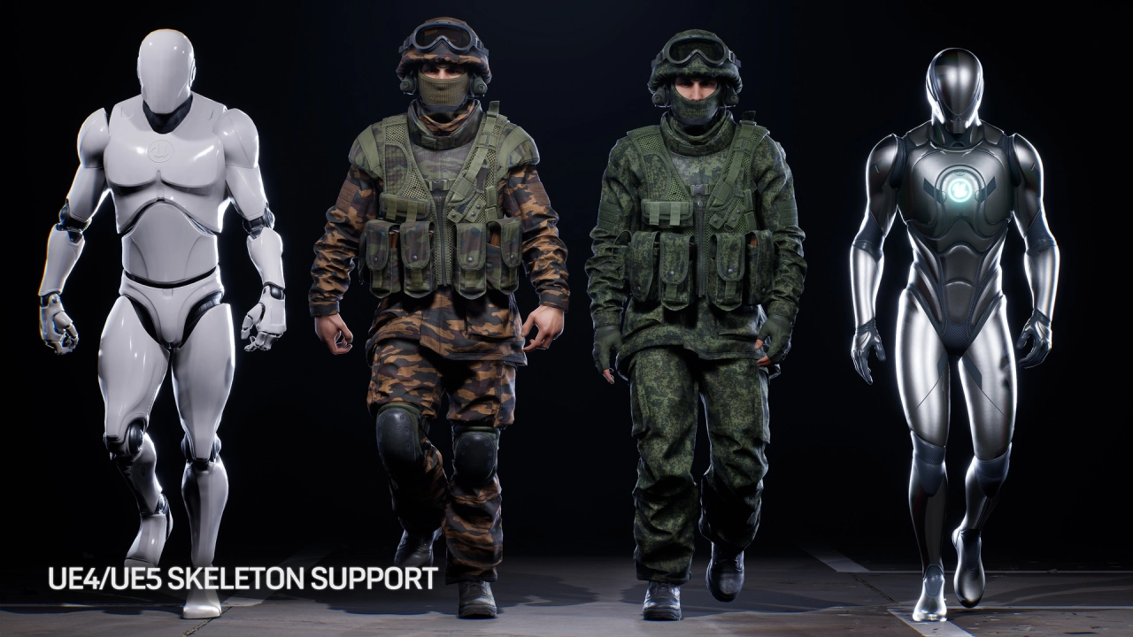 Screenshot #10 - Modular Soldier Pack Vol. 3 – Unreal Engine (5.7)