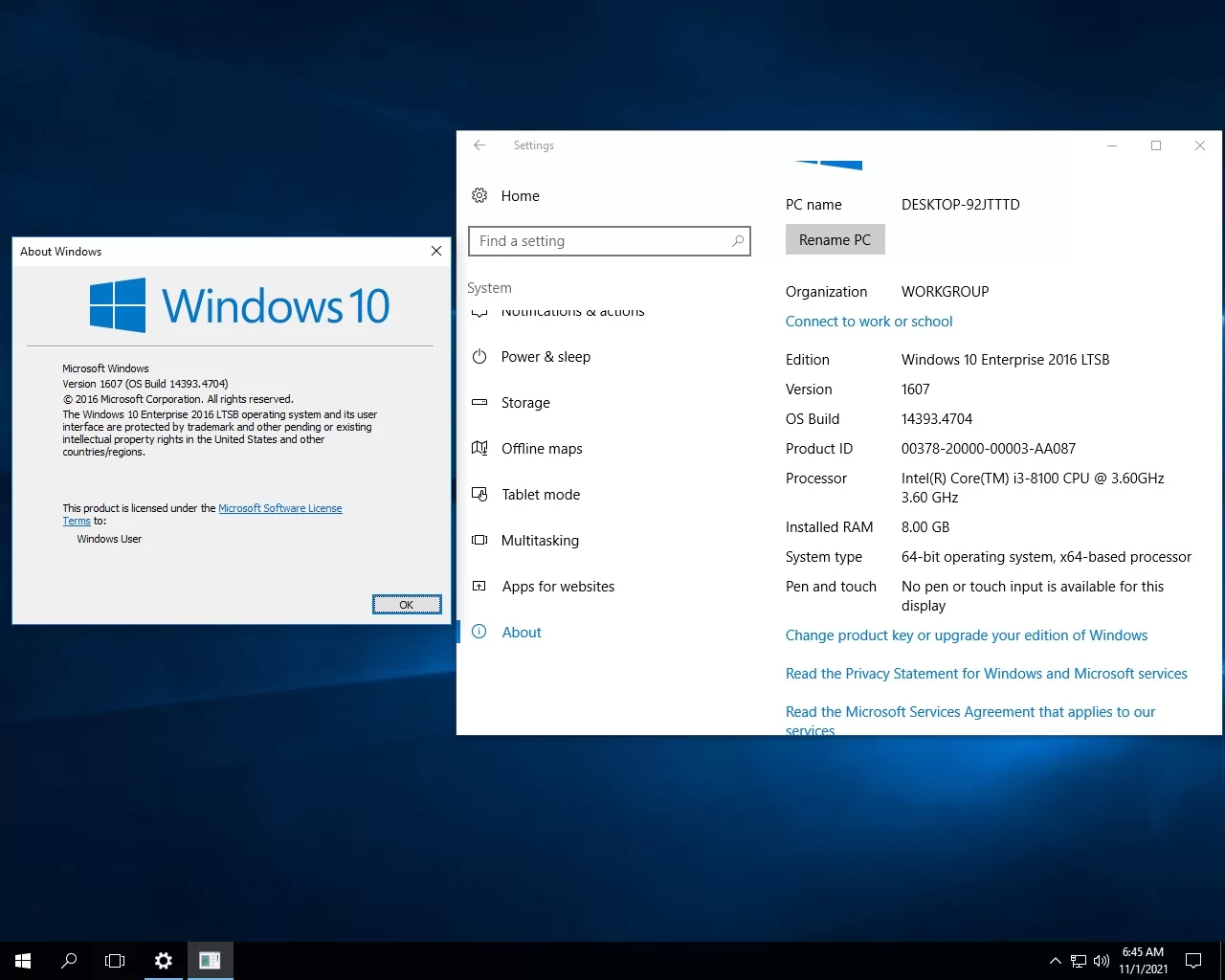 Screenshot #12 - Windows 10 Enterprise 2016 LTSB Release by StartSoft 05-21