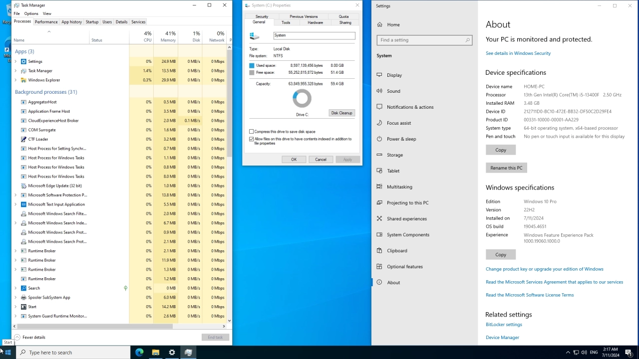 Screenshot #6 - Windows 10 22h2 [19045.4651] [16in2] (x64) by IZUAL