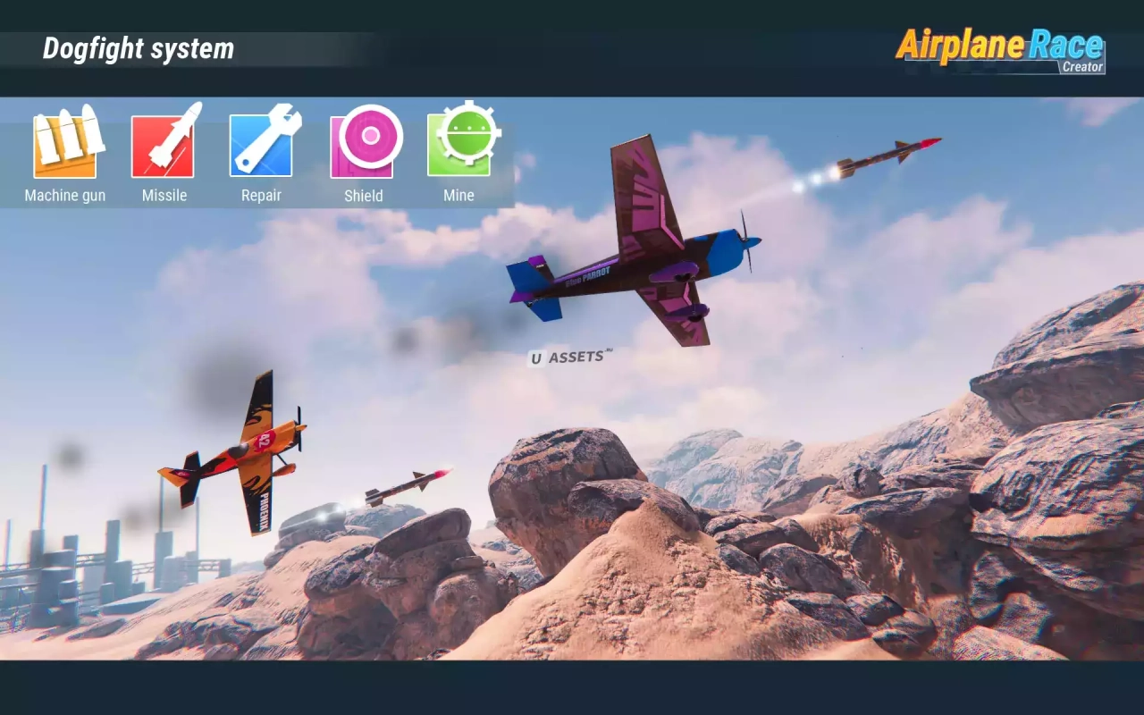 Screenshot #3 - Airplane Race Creator