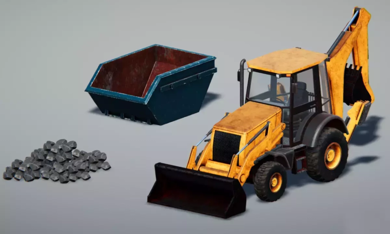 Screenshot #1 - Backhoe Controller - HEAVY MACHINERY