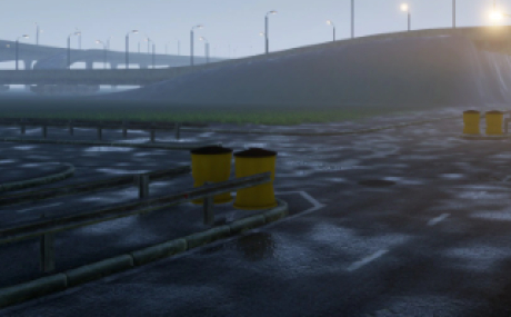 Procedural Road And Highway Tool With Simple Vehicle Traffic UE5