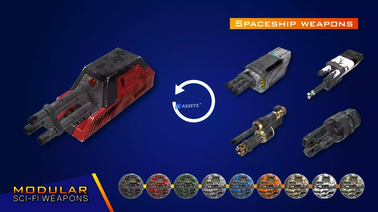 Screenshot #2 - Modular Sci-Fi Weapons