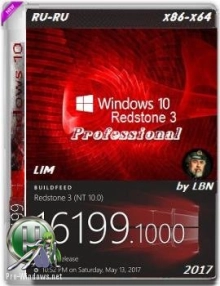 Windows 10 Pro 16199.1000 RS3 x86-x64 RU-RU LIM