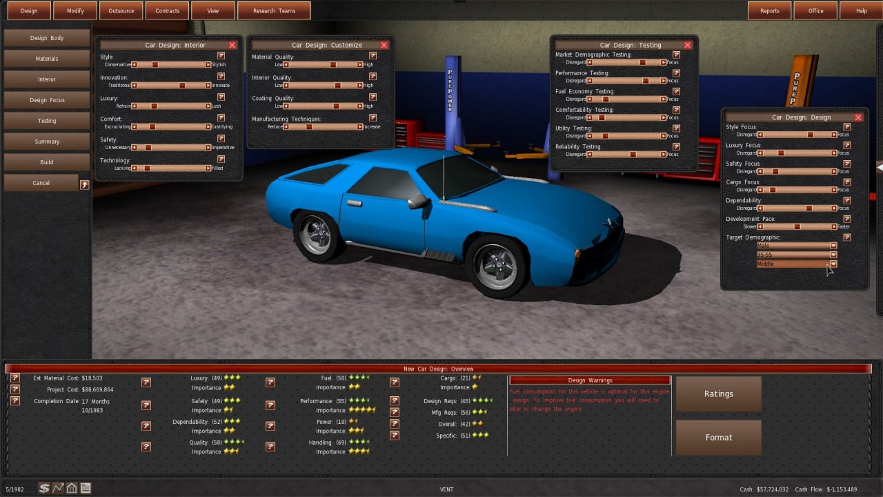 Screenshot #1 - GearCity