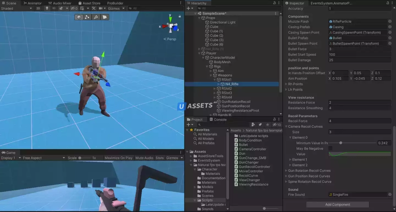 Screenshot #2 - Online FPS / TPS kit